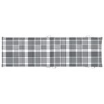 vidaXL Chaises longues lot de 2 avec table et coussins Acacia solide