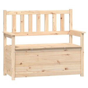 Banc banquette coffre de rangement 112 5 x 51 5 x 96 5 cm bois de pin massif 02_0010716