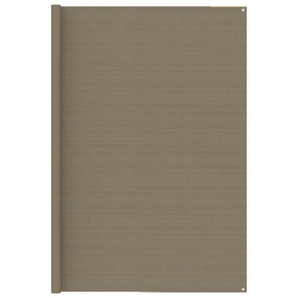vidaXL Tapis de tente 300x400 cm Taupe