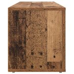 vidaXL Meuble TV Bois Ancien 100 x 31 5 x 35 cm Bois d'ingénierie