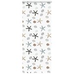 vidaXL Store enrouleur de douche avec cassette largeur du tissu 86 cm