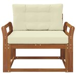 vidaXL Sofa de milieu extérieur Naturel