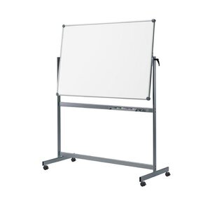 Tableau mobile émaillé réversible 100 x 150 cm Gris MAUL