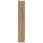 vidaXL Buffet haut chêne artisanal 82 5x30 5x185 cm bois d'ingénierie
