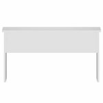 vidaXL Table basse Blanc 80x50 5x41 5 cm Bois d'ingénierie