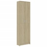 vidaXL Garde-robe de couloir Chêne sonoma 55x25x189 cm Bois ingénierie