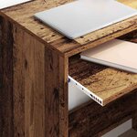 vidaXL Bureau Bois ancien 77 5 x 43 x 79 cm Bois d'ingénierie