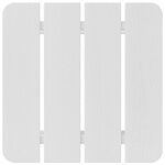 vidaXL Table d'appoint Adirondack blanche 38x38x45 cm HDPE