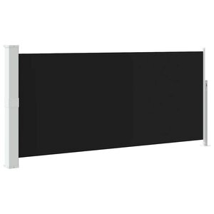 vidaXL Auvent latéral rétractable 140 x 300 cm Noir