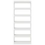 vidaXL Bibliothèque / Séparateur de pièce blanche 80x30x198 cm
