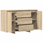vidaXL Buffet en chêne Sonoma 120x41x75 cm en bois d'ingénierie