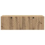 vidaXL Meuble TV mural 99 x 41 x 30 cm Chêne artisanal