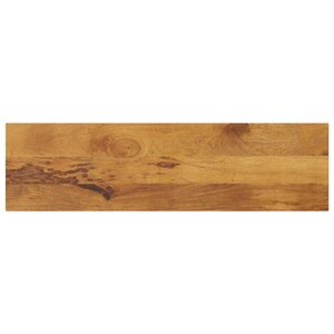 vidaXL Dessus de table 100x20x2 5cm rectangulaire bois massif manguier