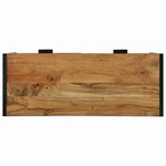 vidaXL Table console Marron 90 x 35 x 75 cm bois de manguier massif