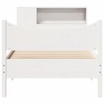 vidaXL Cadre de lit sans matelas blanc 100x200 cm bois de pin massif