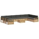 vidaXL Ensembles de canapés 11 pc