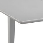 vidaXL Mobilier de salle à manger 5 Pièces MDF Gris