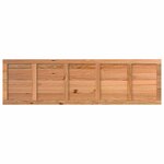 vidaXL Dessus de table marron clair bois chêne massif rectangulaire