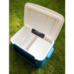 Glaciere Poly-lite 50 QT avec roues et poche extérieures