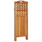 vidaXL Cloison de séparation 3 panneaux 121 5x2x115 cm Bois d'acacia