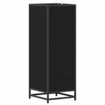 vidaXL Cabinet de salle de bain Chêne noir 35 x 37.5 x 100 cm