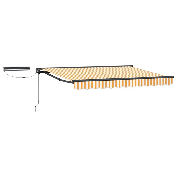 vidaXL Auvent rétractable électrique 2 5 x 2 m
