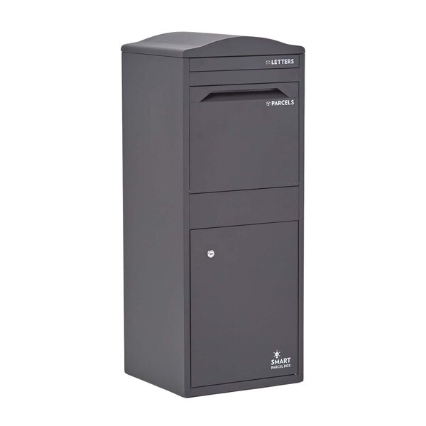Boîte à colis incurvée 1 porte Large Gris foncé Acier galvanisé SMART PARCEL BOX™