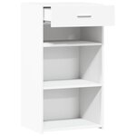 vidaXL Buffet blanc 50x42 5x93 cm bois d'ingénierie