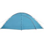 vidaXL Tente de camping 8 personnes bleu imperméable