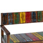 vidaXL Chaises à manger lot de 4 bois de récupération solide