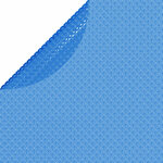 vidaXL Film solaire de piscine ronde PE 300 cm Bleu