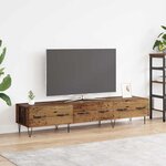 vidaXL Meuble TV Bois ancien 150 x 36 x 30 cm Bois d'ingénierie
