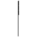vidaXL Tête de lit Chêne noir 80 cm Bois d'ingénierie