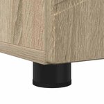vidaXL Meuble de salle de bain haut Chêne sonoma 30 x 35 x 192 cm