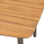 vidaXL Ensemble à manger de jardin 9 Pièces Résine tressée Anthracite