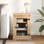 vidaXL Meuble HiFi Corona 60x50x82 cm bois de pin massif