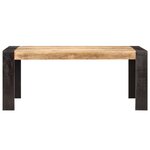 vidaXL Table de salle à manger 180x90x76 cm Bois de manguier massif