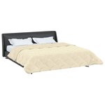 vidaXL Duvet d'hiver 220 x 240 cm Hiver Crème Respirant