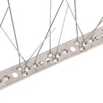 vidaXL Ensemble de 10 pointes à 5 rangées contre oiseaux Inox 5 m