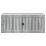 vidaXL Cabinet de chevet 2 pièces Sonoma gris 49 x 34 5 x 20 cm