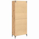 vidaXL Haut Armoire 2 Pièces chêne artisanal 69 5 x 34 x 180 cm