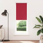 vidaXL Store enrouleur occultant rouge largeur du tissu 60 7 cm