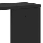 vidaXL Étagère murale noir 100x15x70 cm bois d'ingénierie