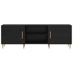 vidaXL Meuble TV Chêne noir 150 x 30 x 50 cm Bois d'ingénierie