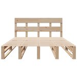 vidaXL Cadre de lit sans matelas 120x190 cm bois de pin massif