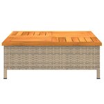 vidaXL Couvercle de base de parasol beige 70x70x25 cm