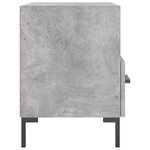 vidaXL Tables de chevet 2Pièces gris béton 40x35x47 5cm bois d’ingénierie
