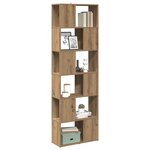 vidaXL Bibliothèque/Séparateur de pièce chêne artisanal 60x24x186 cm