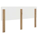 vidaXL Tête de lit Chêne artisanal 200 cm Bois d'ingénierie