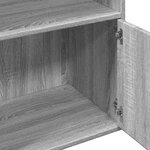 vidaXL Bibliothèque sonoma gris 100x36x189 cm bois d'ingénierie